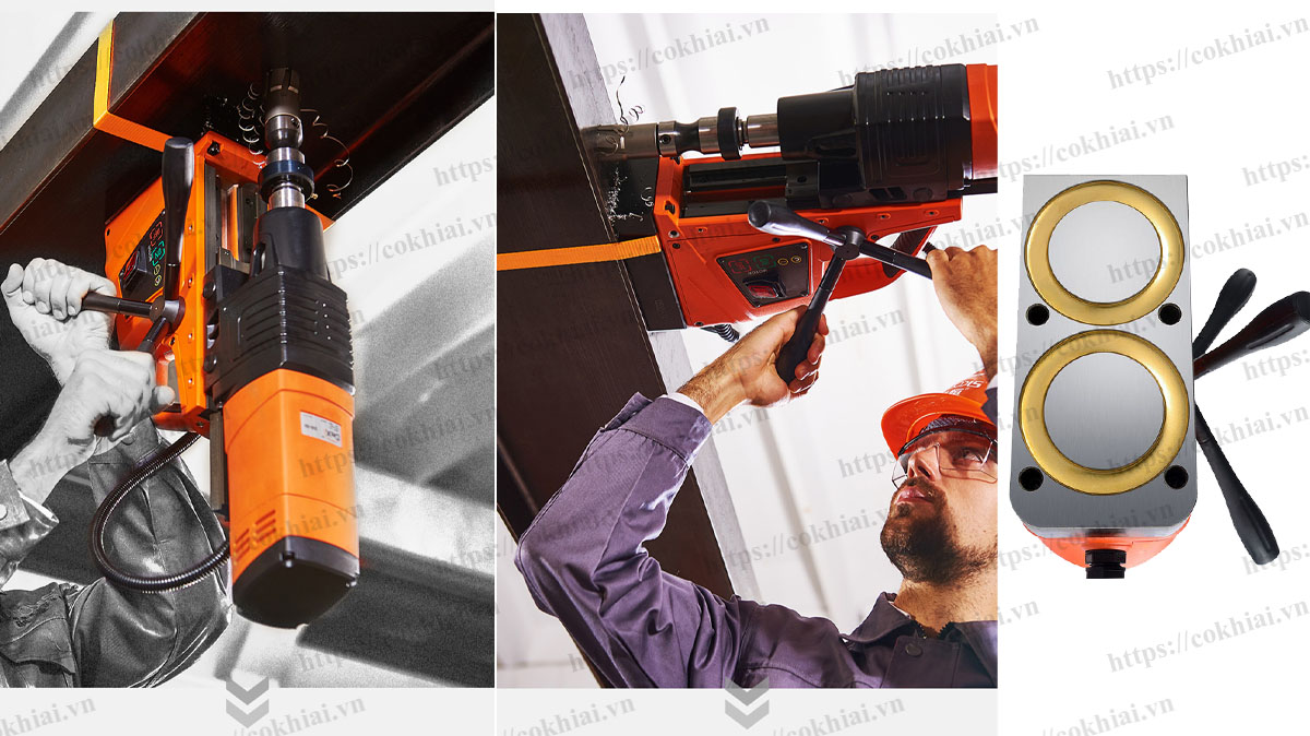 Ưu điểm của máy khoan từ