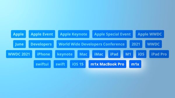 Apple để lộ tag M1X MacBook Pro trên YouTube sự kiện WWDC