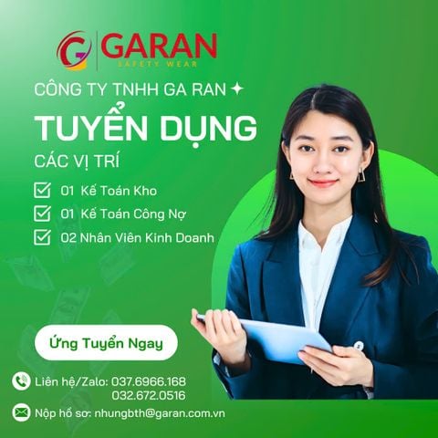 Tuyển Dụng Tháng 08/2024