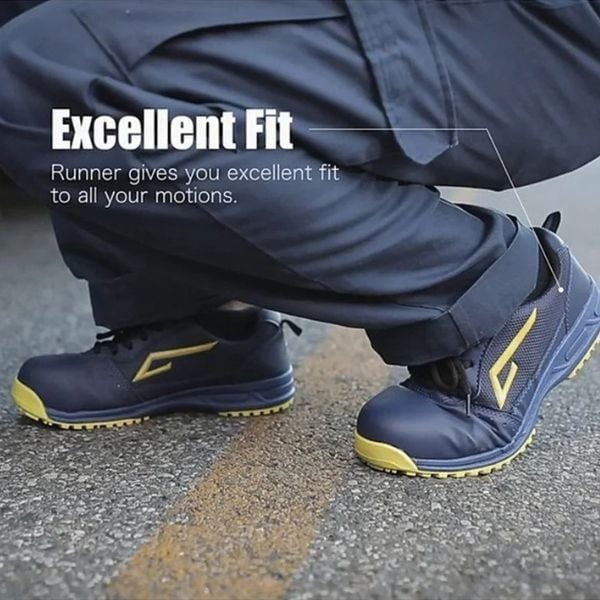 Thiết kế ôm sát hoàn hảo của giày bảo hộ Takumi runner