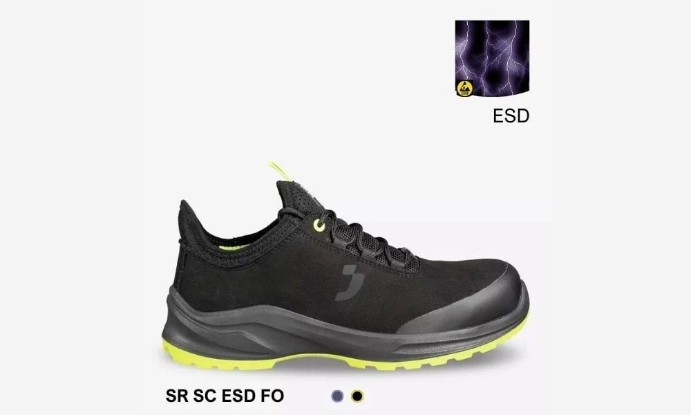 Giày bảo hộ Safety Jogger Modulo S3S đế ngoài 2 lớp BASF PU chống dầu, hóa chất