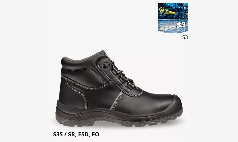 Giày bảo hộ Safety Jogger EOS S3S đạt tiêu chuẩn EN ISO 20345 chống dầu, chống hóa chất