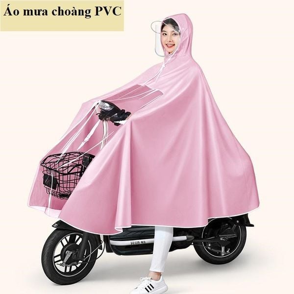 Mẫu áo mưa choàng PVC
