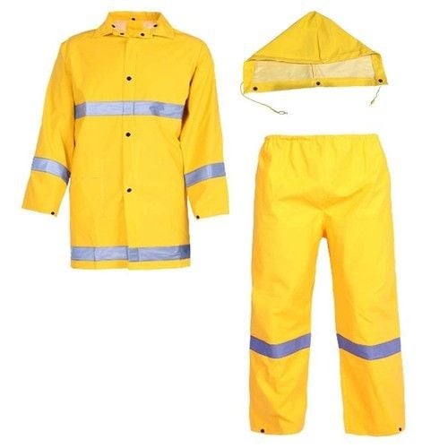 Áo mưa phản quang cho công nhân môi trường