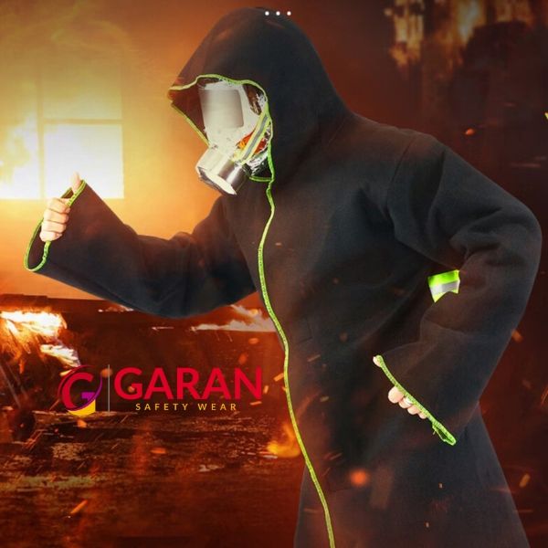 Áo choàng sơi carbon chống cháy chịu nhiệt 1000 độ C