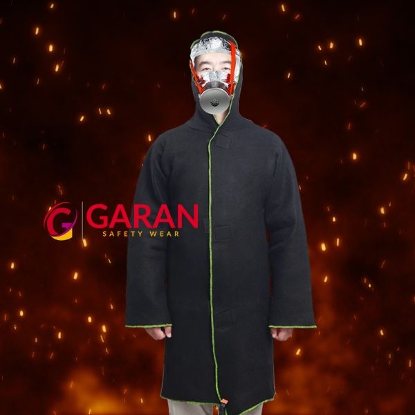 Áo choàng sơi carbon chống cháy chịu nhiệt 1000 độ C