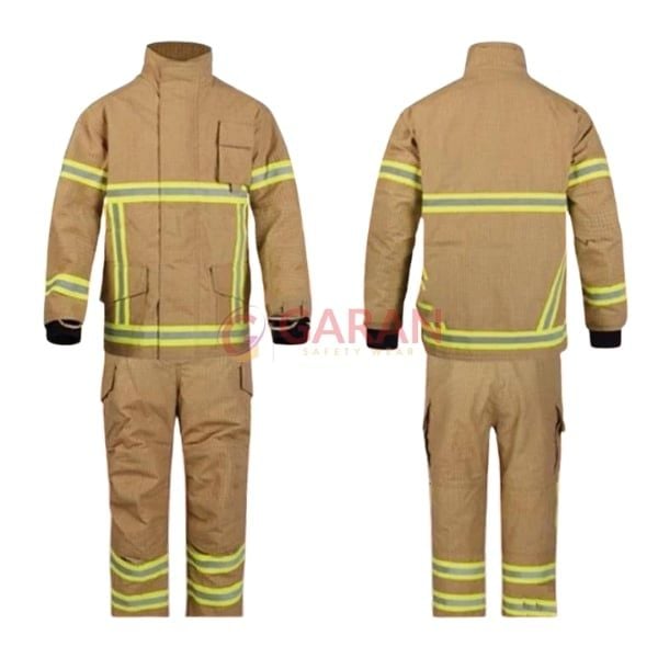 Bộ quần áo chống cháy cứu hỏa vải Aramid chịu lửa