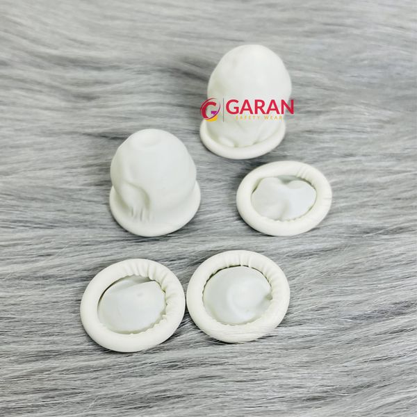 Bao ngón tay cao su trắng có đai chống tĩnh điện Finger Cots