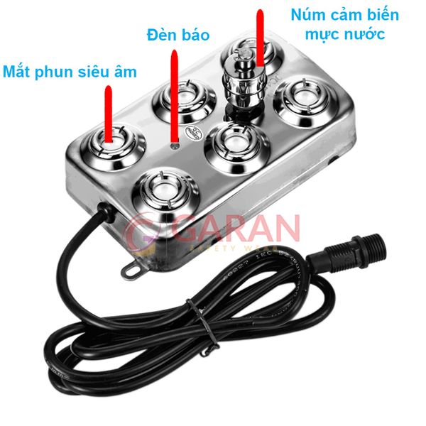 Vỉ Tạo Sương Siêu Âm 6 Mắt 200W