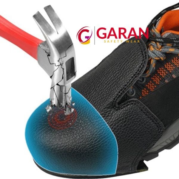 Bọc giày da bò mũi thép chống va đập