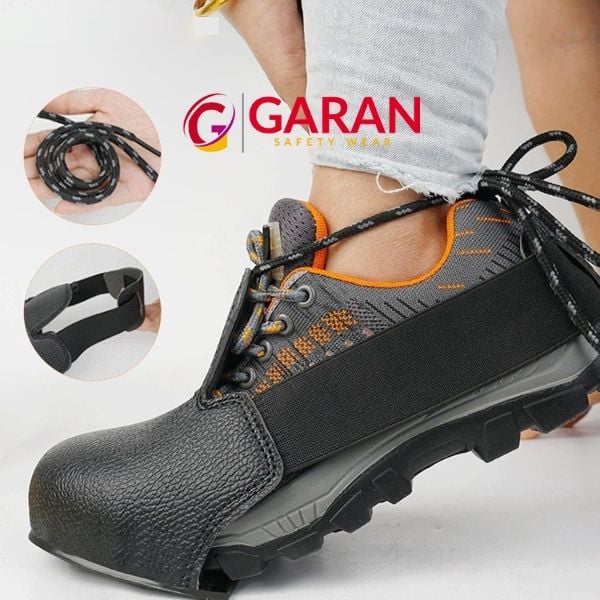 Bọc giày da bò mũi thép chống va đập