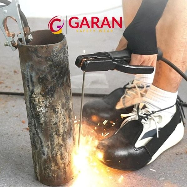 Bọc giày da bò mũi thép chống va đập