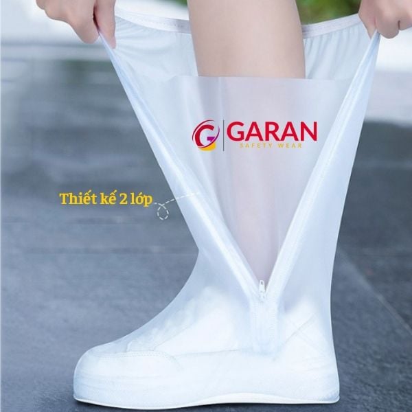 Bọc giày đi mưa PVC dài 40cm