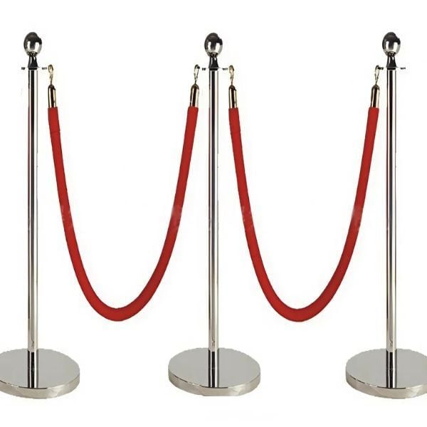Cột chắn inox dạng cột tròn