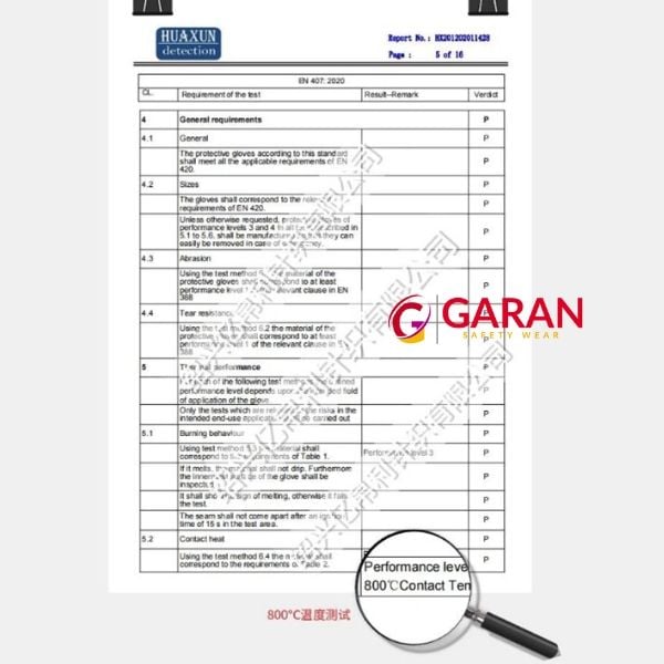 Chứng nhận kiểm tra chất lượng