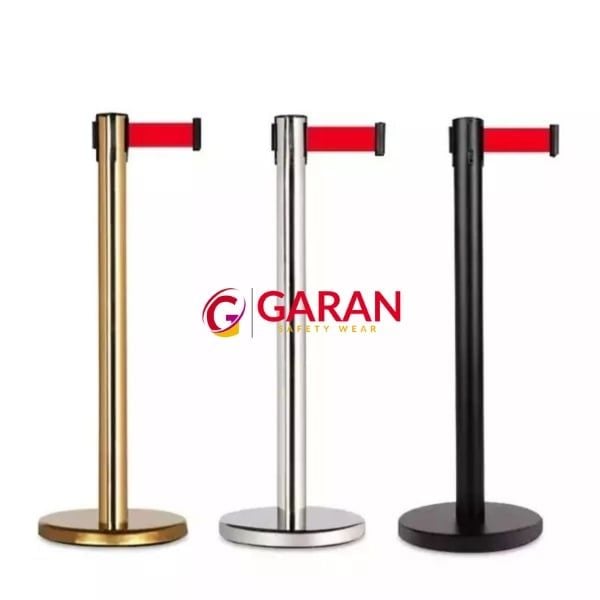Cột chắn inox mạ kẽm dây căng cao 90cm
