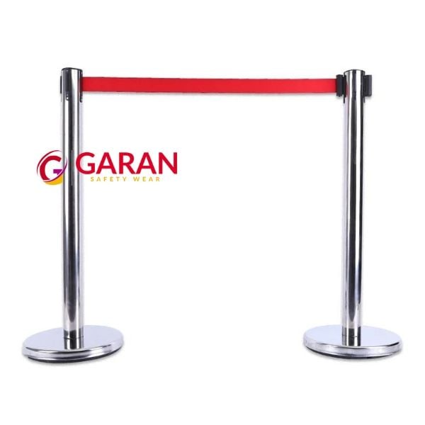 Cột chắn inox mạ kẽm dây căng cao 90cm