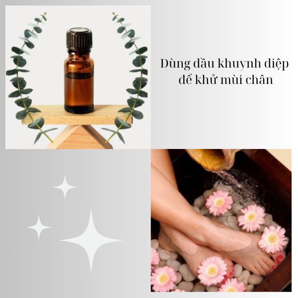 khử mùi bằng dầu khuynh diệp