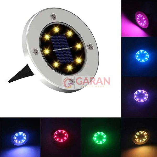 Đèn LED Năng Lượng Mặt Trời Cắm Bãi Cỏ, Sân Vườn Bằng Thép Không Gỉ