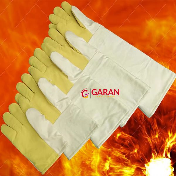 Găng tay bảo hộ cách nhiệt chống bỏng chịu mài mòn chịu nhiệt độ cao 300/350 độ cho lò nướng công nghiệp