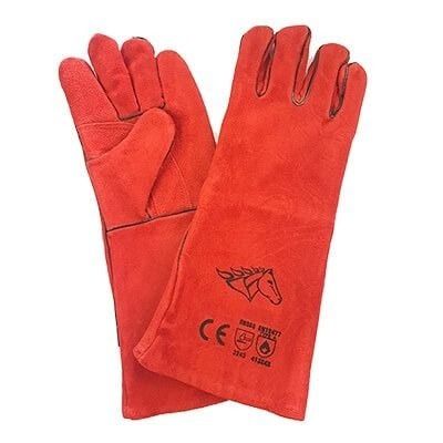 Găng tay hàn màu đỏ