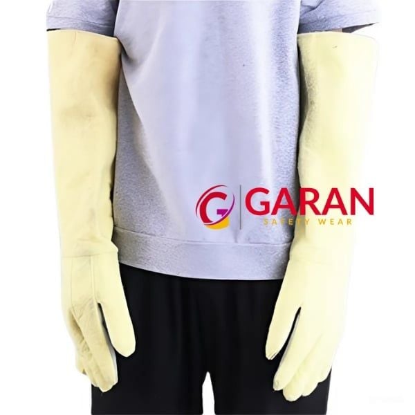 Găng tay chịu nhiệt độ cao chất liệu Kevlar và Da bò