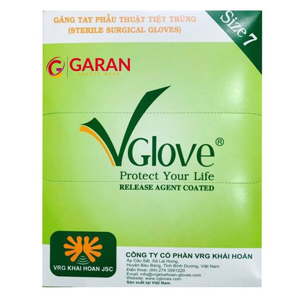 Găng Tay Phẫu Thuật Tiệt Trùng Vglove Mềm Mại Mang Lại Cảm Giác Thoải Mái & Vừa Vặn Cho Người Sử Dụng