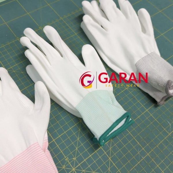 Găng tay sợi Nylon phủ PU lòng bàn tay