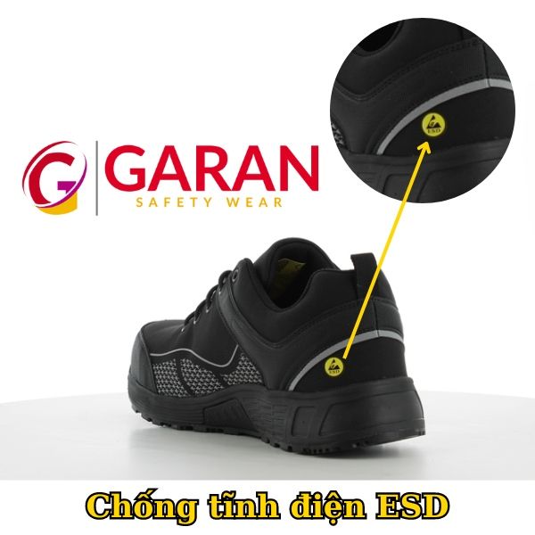 Giày bảo hộ chống tĩnh điện Safety Jogger Milos S1P