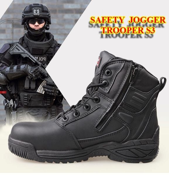 Giày Bảo Hộ Nhập Khẩu cao cấp   Safety Jogger Trooper S3 garan.vn