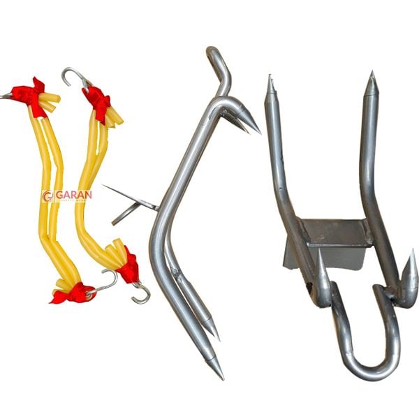 Bộ Guốc Leo Cây Dây Thun Màu Cam