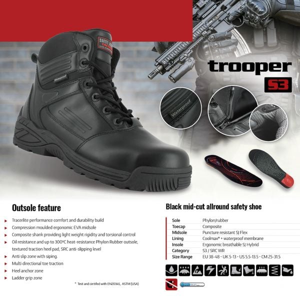 Giày bảo vệ Jogger Trooper GARAN.VN