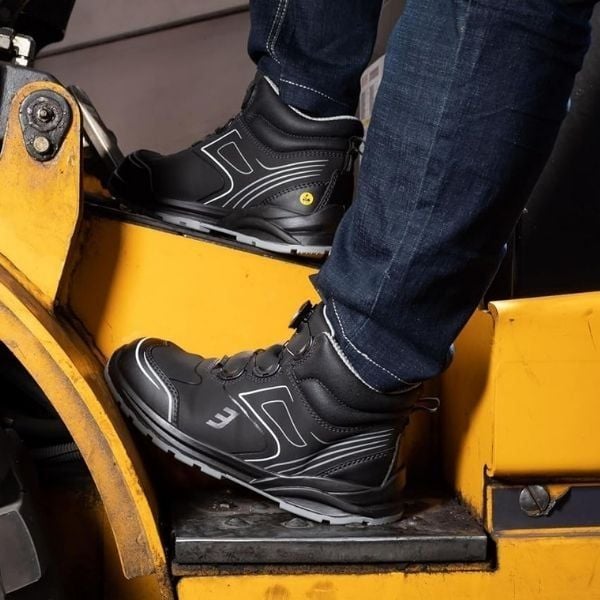 Giày bảo hộ Safety Jogger Cador S3 Mid TLS mang lại phong cách thời trang tại nơi công xưởng