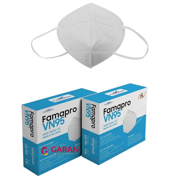 Khẩu Trang Famapro VN95 4 Lớp Hộp 10 Cái