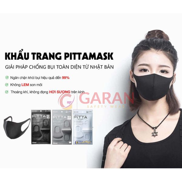Khẩu Trang Pitta Mask Nhật Bản Chống Nắng, Tia UV,  Khói Bụi