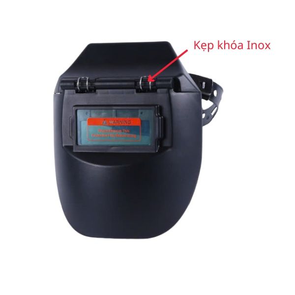 Mặt nạ hàn điện tử nửa đầu kẹp inox