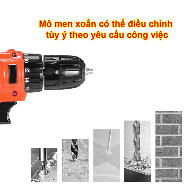 Máy Khoan Cầm Tay Dùng Pin 25V