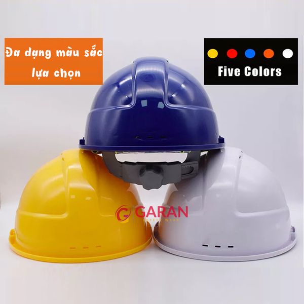 Nón Bảo Hộ Có Kính DK-EN-397+166 Chất Liệu Nhựa ABS Siêu Nhẹ Chống Cháy Thoáng Khí