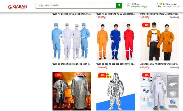 Có thể mua hàng trực tiếp qua website Garan hoặc liên hệ hotline