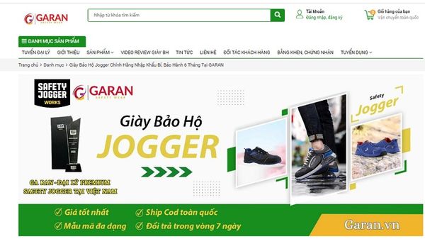 GARAN - Địa chỉ mua giày bảo hộ Jogger uy tín