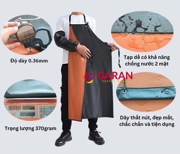 Lợi ích của tạp dề chống nước, chống hóa chất giúp nâng cao hiệu quả làm việc
