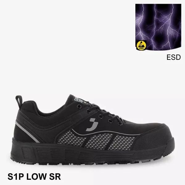 Giày bảo hộ siêu nhẹ, chống tĩnh điện Safety Jogger Milos S1PS
