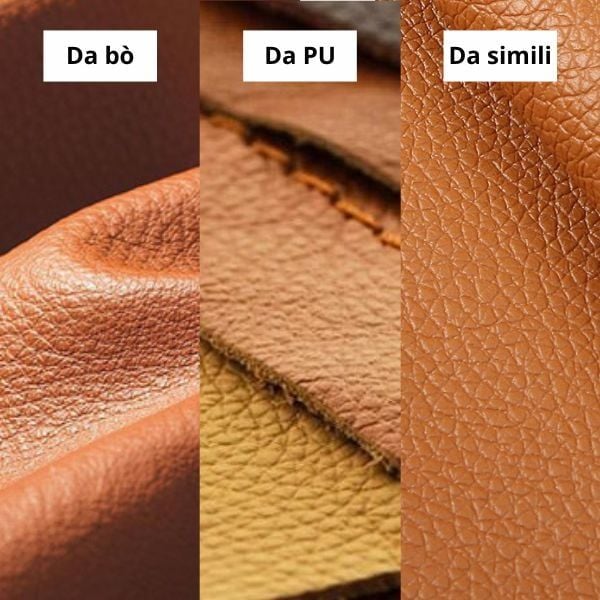 Phân biệt da thật và da tổng hợp
