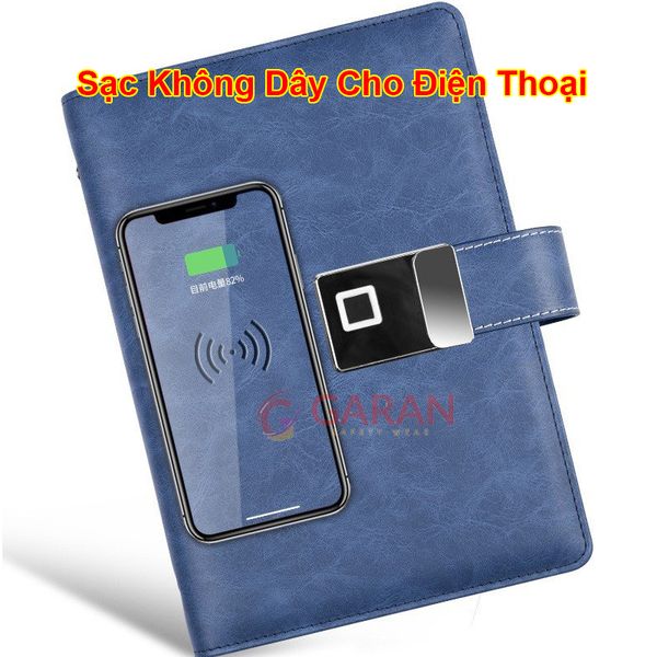 Sổ Ghi Chép Đa Năng 4 Trong 1 Mở Khóa Bằng Vân Tay