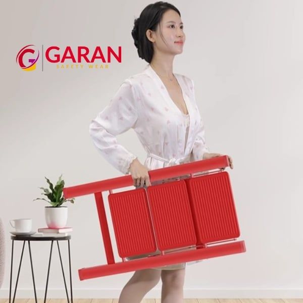 Kích thước thang ghế gấp gọn bằng thép carbon