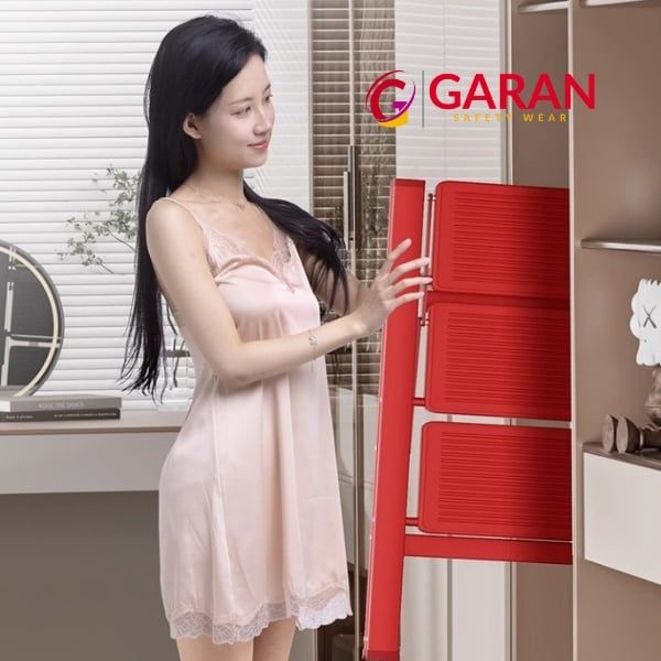 Kích thước thang ghế gấp gọn bằng thép carbon