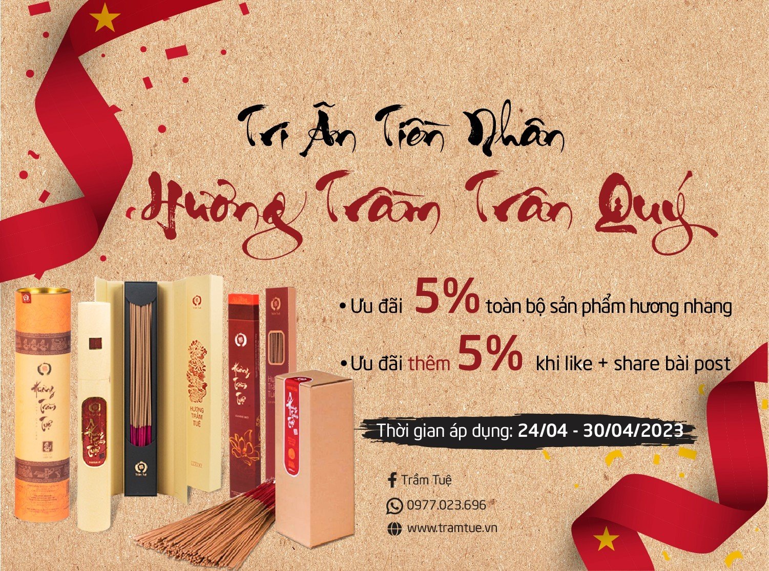 Tri ân tiền nhân - Hương trầm trân quý