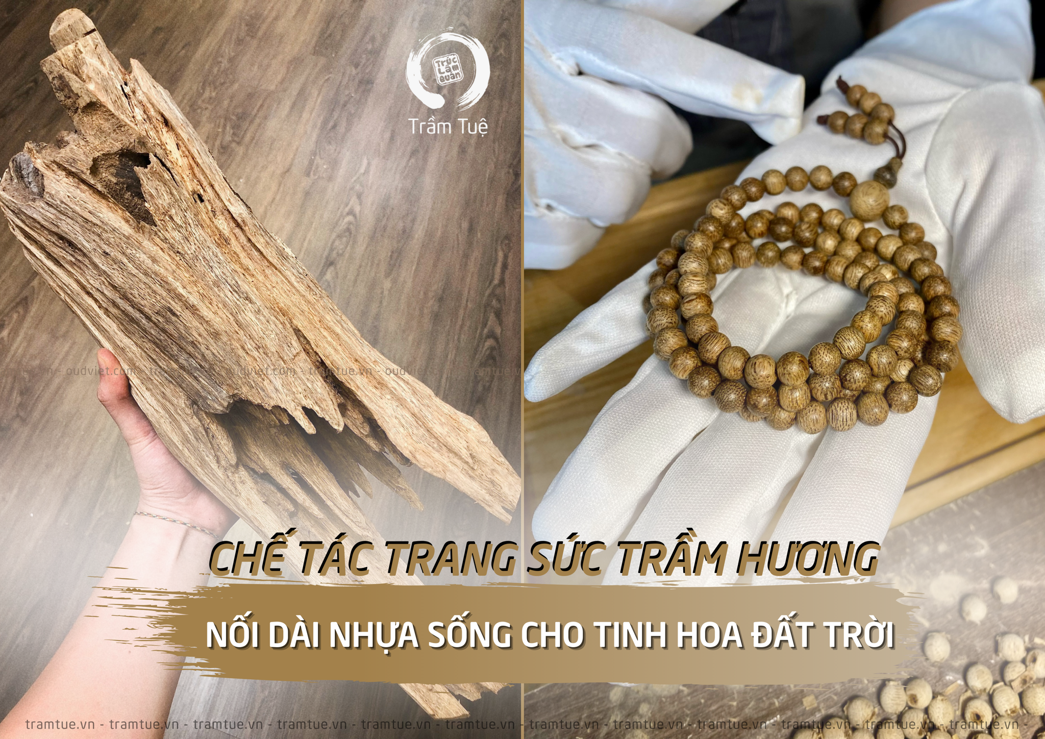 Chế tác trang sức Trầm hương - Nối dài nhựa sống cho tinh hoa đất trời
