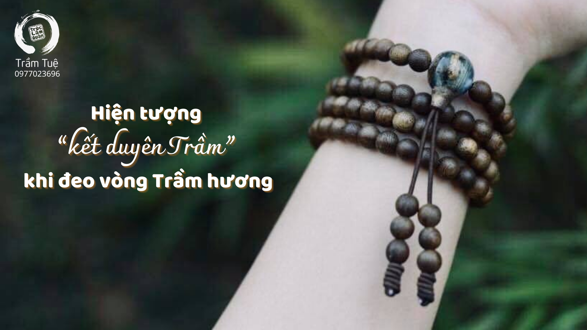 Lý giải hiện tượng “kết duyên trầm” khi đeo vòng Trầm hương