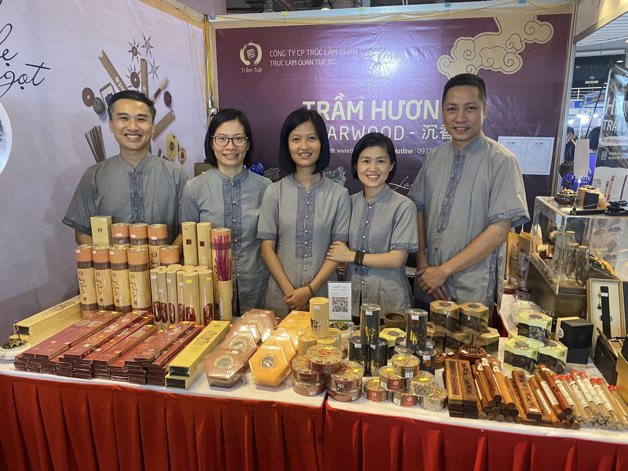 Trầm Tuệ tại Hội chợ OCOP Quảng Ninh - Hè 2023